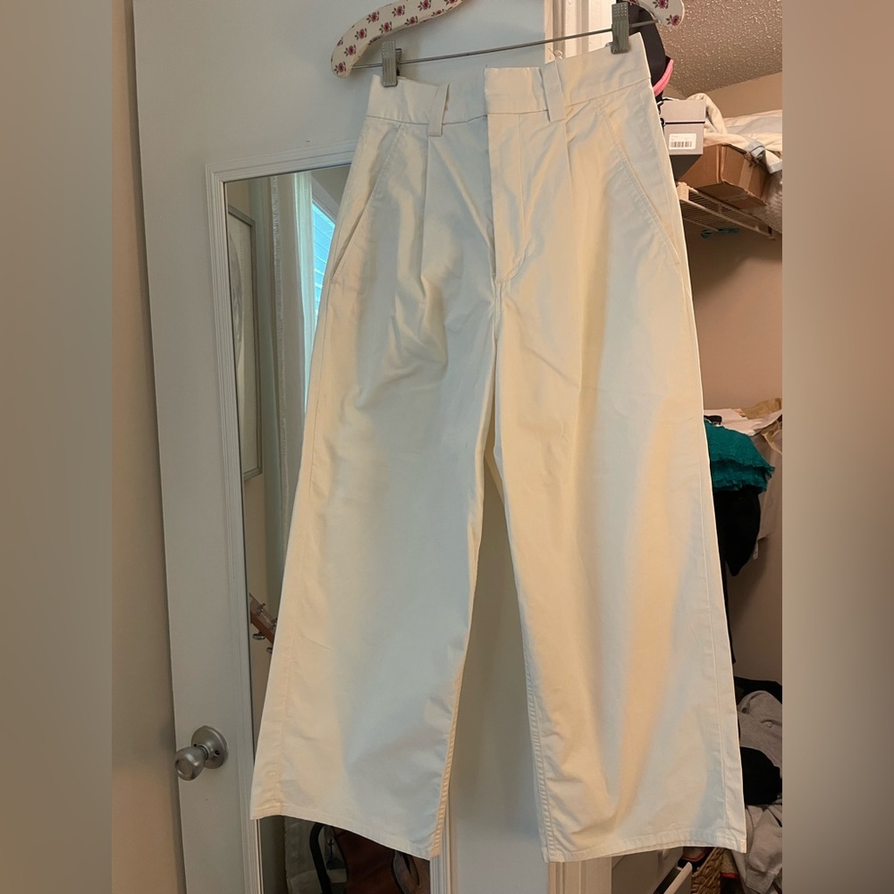 COS Women’s Cream Cropped Pants